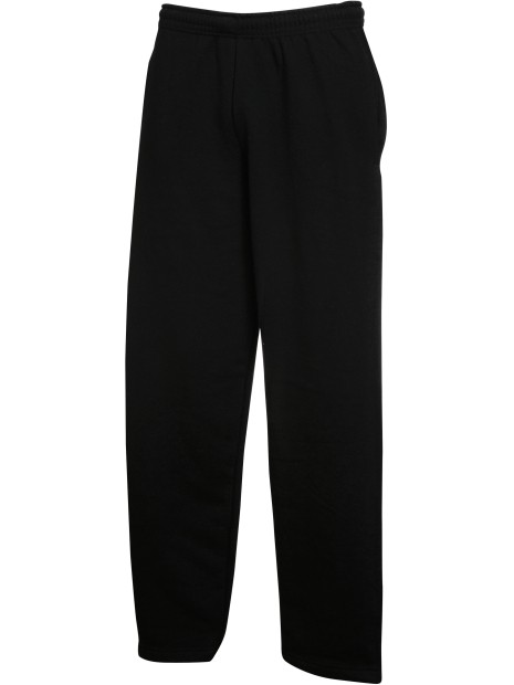 FOL Pantalon de jogging bas droit (64-032-0) noir personnalisable