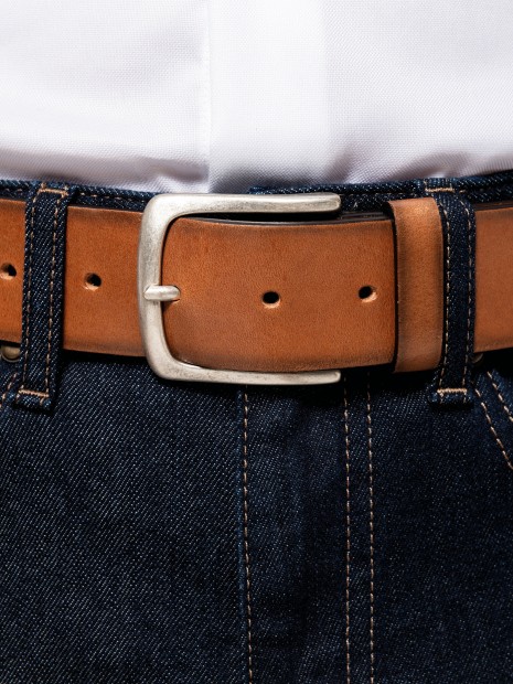 Accessoires à personnaliser KARIBAN Ceinture vintage cuir homme 
