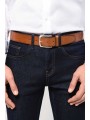 KARIBAN Ceinture vintage cuir homme  personnalisable