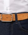 KARIBAN Veloursledergürtel für Herren Accessoire personalisierbar
