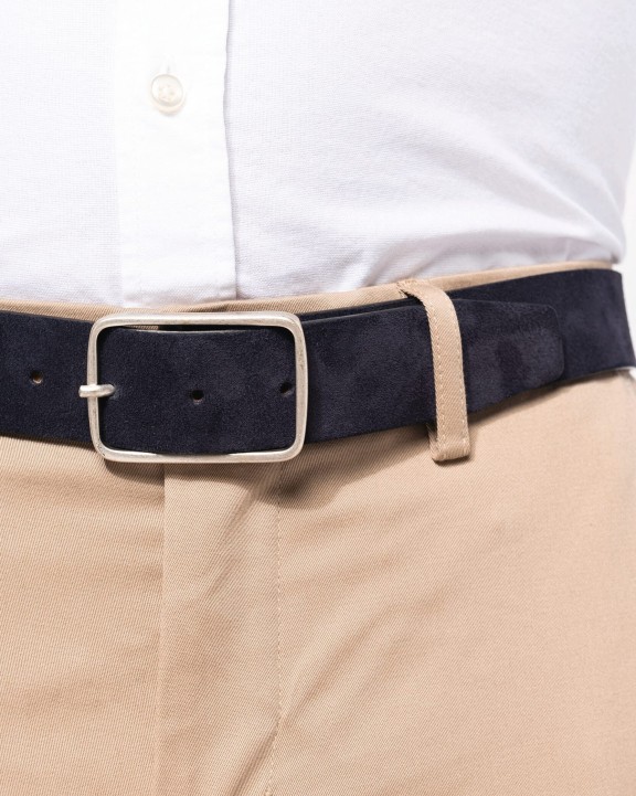 KARIBAN Veloursledergürtel für Herren Accessoire personalisierbar