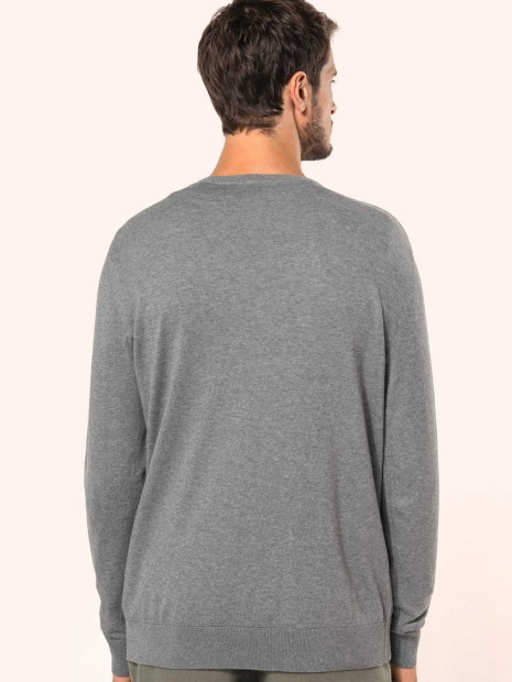 Pulls à personnaliser KARIBAN Pull Supima® col rond homme 