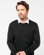 KARIBAN Supima®-Herrenpullover mit Rundhalsausschnitt Pullover personalisierbar