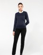 KARIBAN Supima®-Damenpullover mit Rundhalsausschnitt Pullover personalisierbar