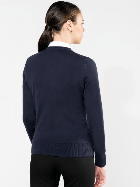 Pulls à personnaliser KARIBAN Pull Supima® col rond  femme 