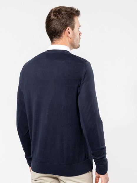 Pulls à personnaliser KARIBAN Cardigan Supima® homme 