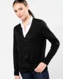 KARIBAN Damen Supima® Cardigan Pullover personalisierbar