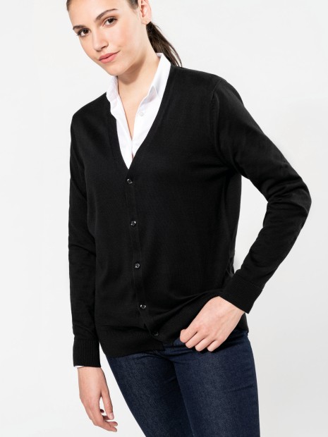Pulls à personnaliser KARIBAN Cardigan Supima® femme 