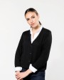 KARIBAN Damen Supima® Cardigan Pullover personalisierbar