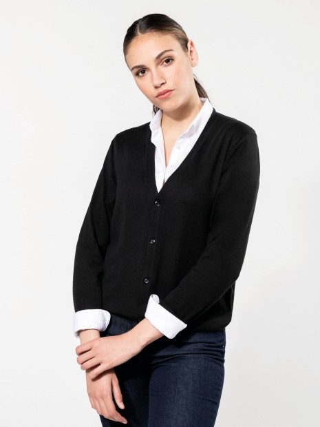 Pulls à personnaliser KARIBAN Cardigan Supima® femme 