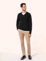 Pulls à personnaliser KARIBAN Pull Mérinos col V homme 