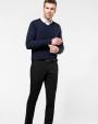 KARIBAN Merino-Herrenpullover mit V-Ausschnitt Pullover personalisierbar