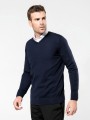 Pulls à personnaliser KARIBAN Pull Mérinos col V homme 