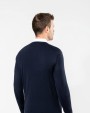 KARIBAN Merino-Herrenpullover mit V-Ausschnitt Pullover personalisierbar