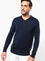 Pulls à personnaliser KARIBAN Pull Mérinos col V homme 