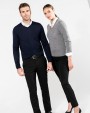 KARIBAN Merino-Damenpullover mit V-Ausschnitt Pullover personalisierbar