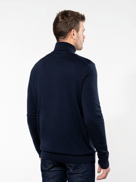 Pulls à personnaliser KARIBAN Pull Mérinos col roulé homme 