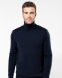 KARIBAN Merino-Herrenpullover mit Rollkragen Pullover personalisierbar