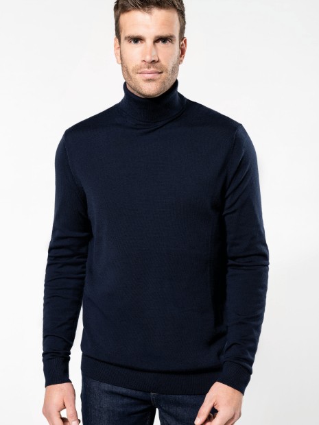 Pulls à personnaliser KARIBAN Pull Mérinos col roulé homme 