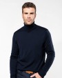 KARIBAN Merino-Herrenpullover mit Rollkragen Pullover personalisierbar