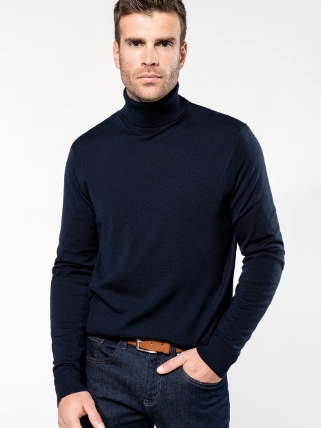 Pulls à personnaliser KARIBAN Pull Mérinos col roulé homme 