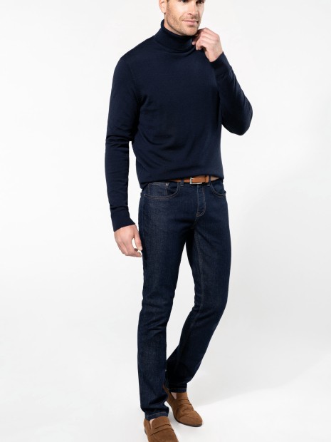 Pulls à personnaliser KARIBAN Pull Mérinos col roulé homme 