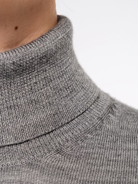 Pulls à personnaliser KARIBAN Pull Mérinos col roulé femme 