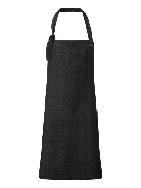 PREMIER Tablier écoresponsable "Regenerate" Black Denim personnalisable