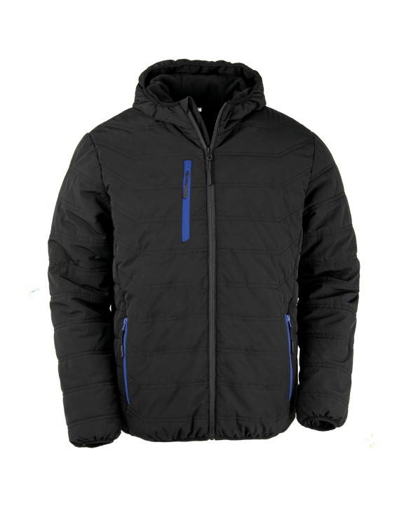 Veste personnalisable RESULT Veste matelassée black compass recyclée