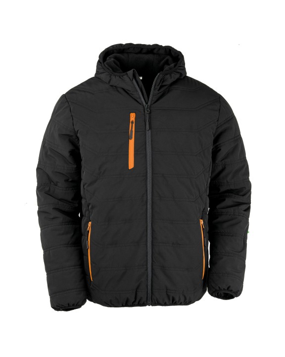 Jas RESULT Gewatteerd gerecycled jasje black compass voor bedrukking &amp; borduring