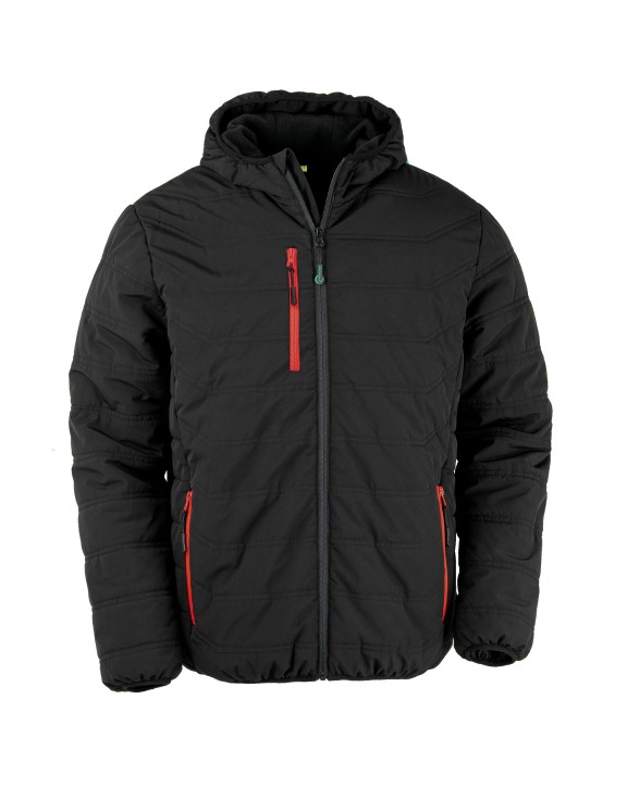 Jas RESULT Gewatteerd gerecycled jasje black compass voor bedrukking &amp; borduring