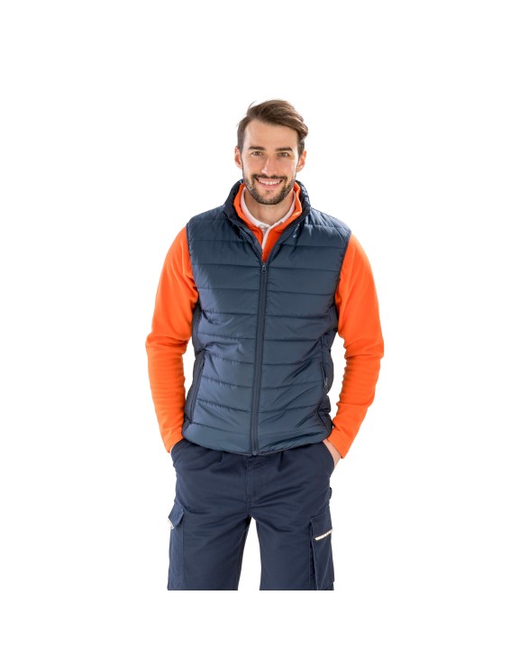Veste personnalisable RESULT Bodywarmer recyclé et matelassé Core