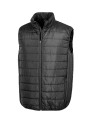 RESULT Bodywarmer recyclé et matelassé Core noir personnalisable