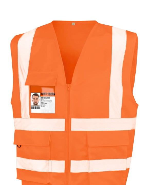 Gilet de sécurité personnalisable RESULT Gilet de sécurité zippé
