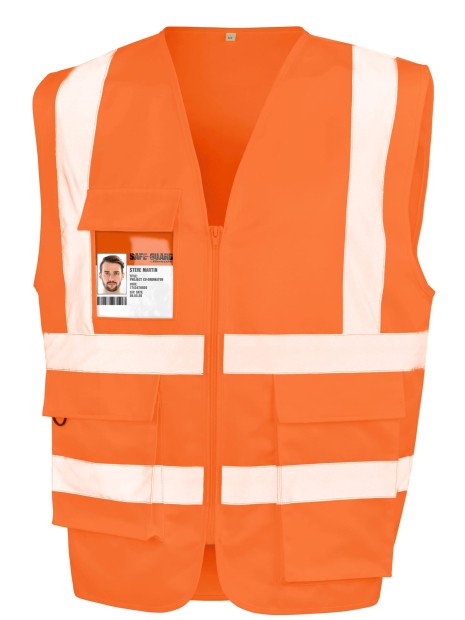 Gilets de sécurité à personnaliser RESULT Gilet de sécurité zippé 