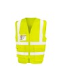 RESULT Gilet de sécurité zippé fluo yellow personnalisable