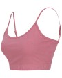 T-shirt SKINNIFIT Korte, ecologische damestop voor bedrukking &amp; borduring