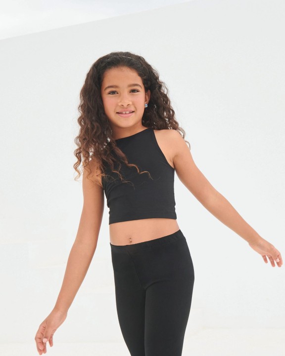SKINNIFIT Kurzes Kinder-Top T-Shirt personalisierbar