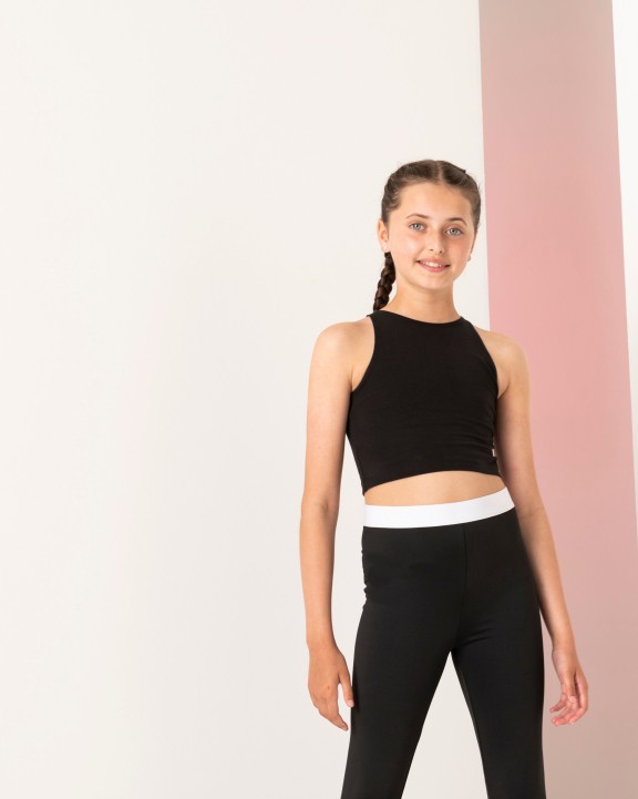 SKINNIFIT Kurzes Kinder-Top T-Shirt personalisierbar