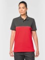 Polos à personnaliser WK. DESIGNED TO WORK Polo bicolore écoresponsable manches courtes unisexe 