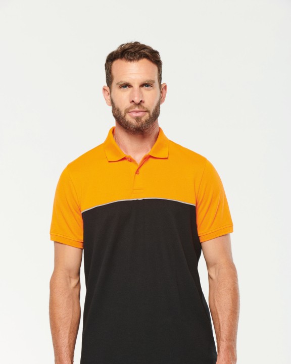 WK. DESIGNED TO WORK Zweifarbiges Kurzarm-Unisex-Polohemd Poloshirt personalisierbar