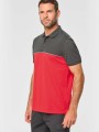 Polos à personnaliser WK. DESIGNED TO WORK Polo bicolore écoresponsable manches courtes unisexe 