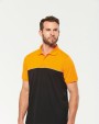 WK. DESIGNED TO WORK Zweifarbiges Kurzarm-Unisex-Polohemd Poloshirt personalisierbar
