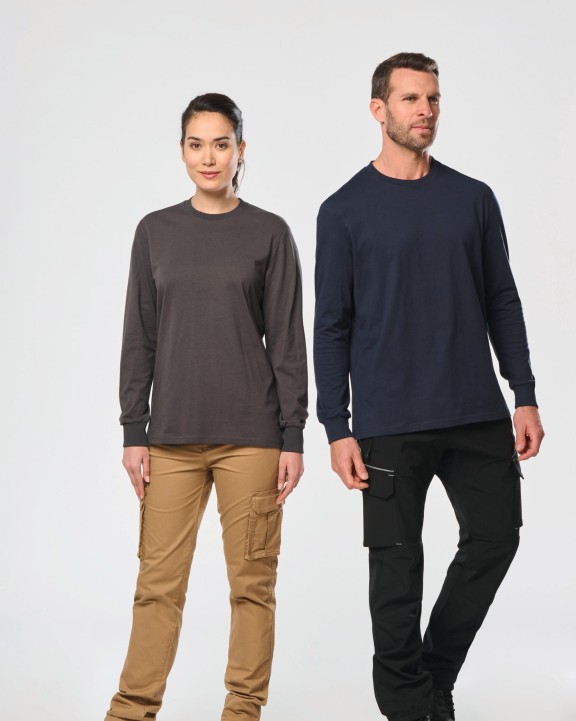 T-shirt personnalisable WK. DESIGNED TO WORK T-shirt écoresponsable manches longues unisexe