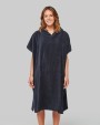 PROACT Unisex-Frottee-Poncho mit Kapuze Jacke personalisierbar