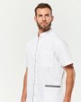 WK. DESIGNED TO WORK Herrenkittel aus Baumwollpolyester mit Druckknöpfen Schürze personalisierbar