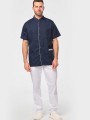 Tabliers à personnaliser WK. DESIGNED TO WORK Blouse polycoton avec boutons-pression homme 