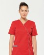 Tablier personnalisable WK. DESIGNED TO WORK Blouse polycoton avec boutons-pression femme