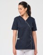 Tablier personnalisable WK. DESIGNED TO WORK Blouse polycoton avec boutons-pression femme