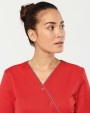 Tablier personnalisable WK. DESIGNED TO WORK Blouse polycoton avec boutons-pression femme